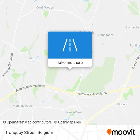 Tronquoy Street map
