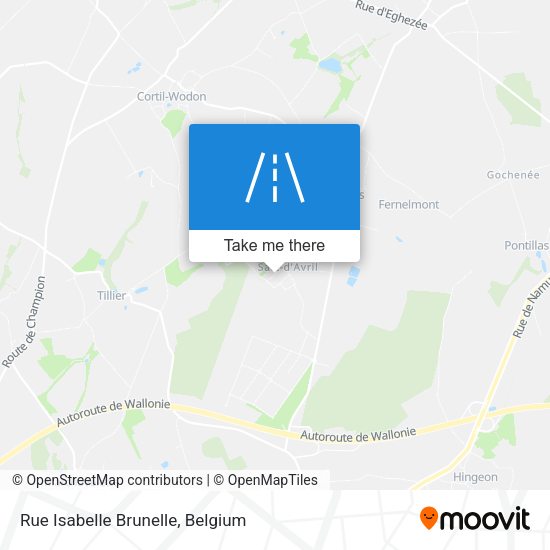 Rue Isabelle Brunelle plan