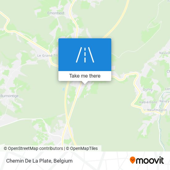 Chemin De La Plate map