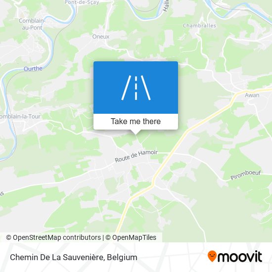 Chemin De La Sauvenière map