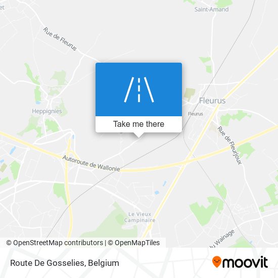 Route De Gosselies plan