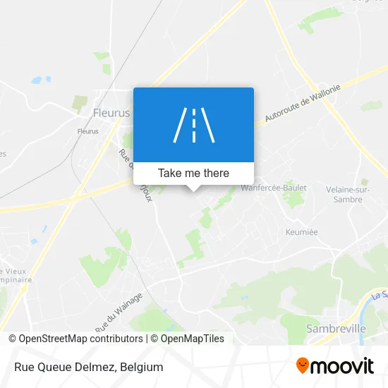 Rue Queue Delmez map