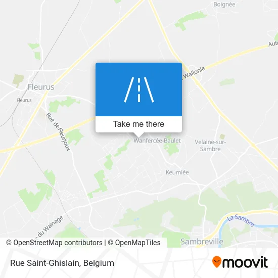 Saint-Ghislain Street map