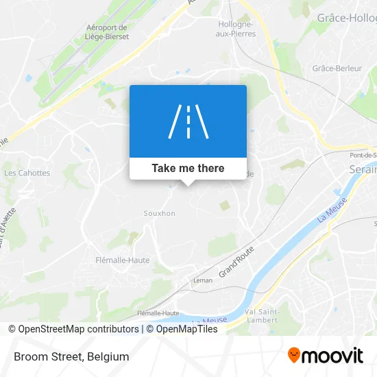 Broom Street map