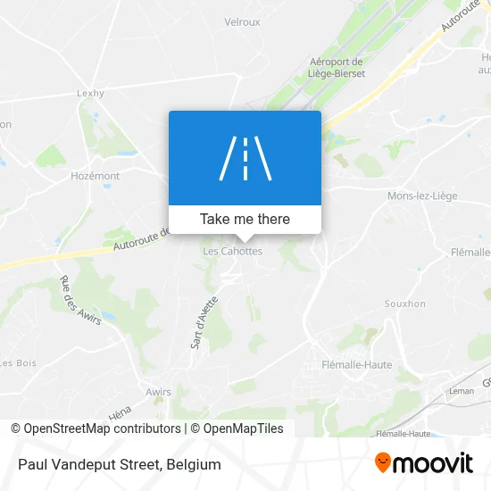 Paul Vandeput Street map