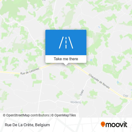 Rue De La Crête map