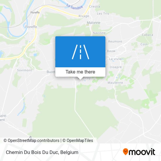 Chemin Du Bois Du Duc plan