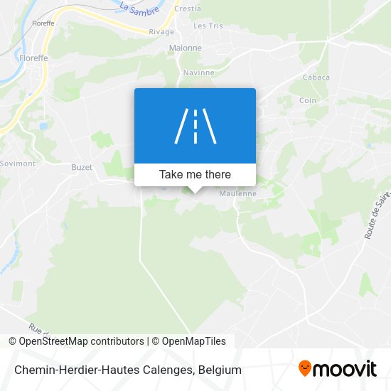 Chemin-Herdier-Hautes Calenges map