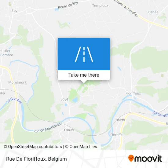 Floriffoux Street map