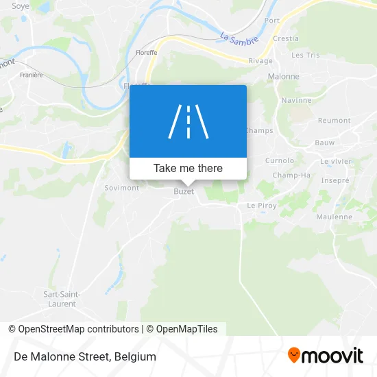 De Malonne Street map