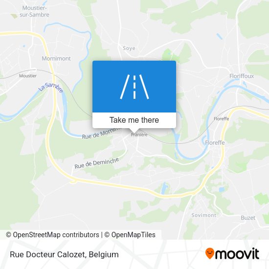 Rue Docteur Calozet plan