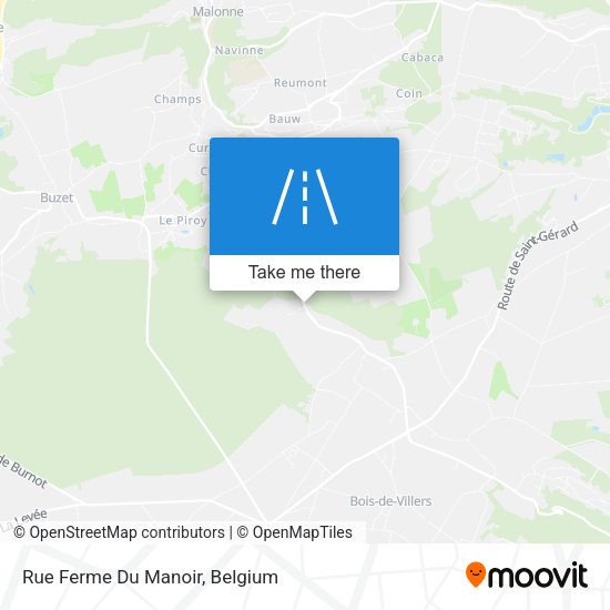 Rue Ferme Du Manoir plan
