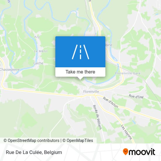 Rue De La Culée plan