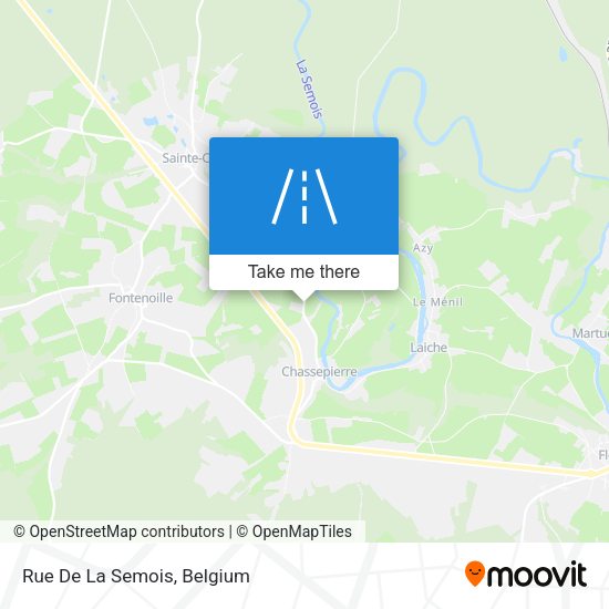 Rue De La Semois plan