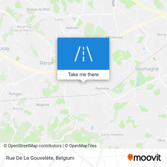 Rue De La Gouvelète plan