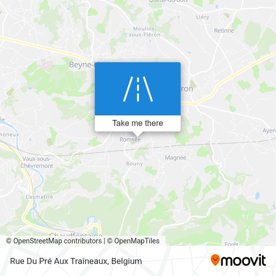Rue Du Pré Aux Traîneaux map