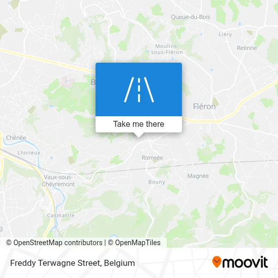 Freddy Terwagne Street map