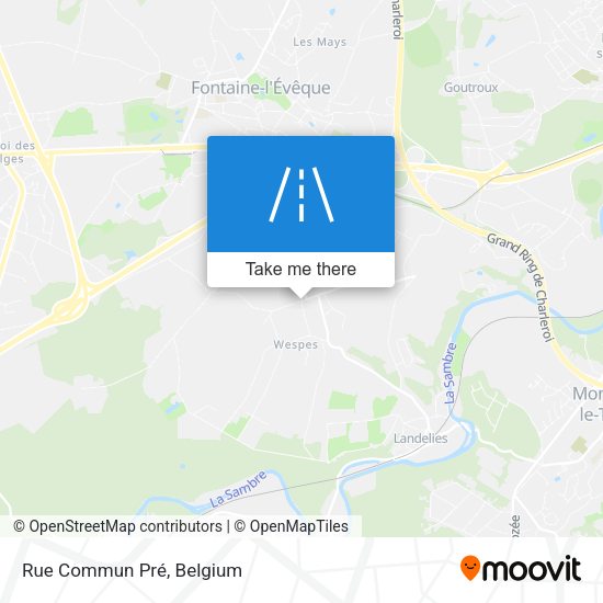 Rue Commun Pré plan