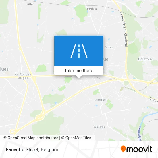 Fauvette Street map