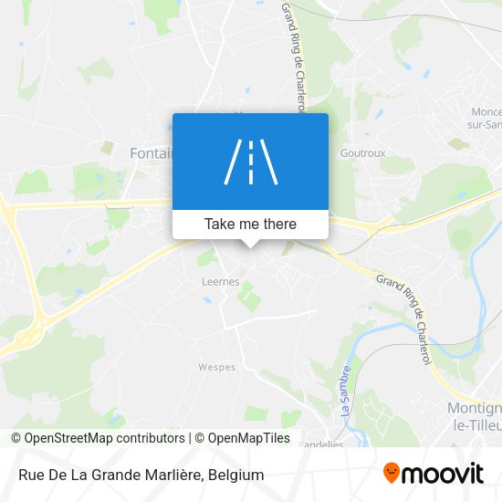 Rue De La Grande Marlière plan