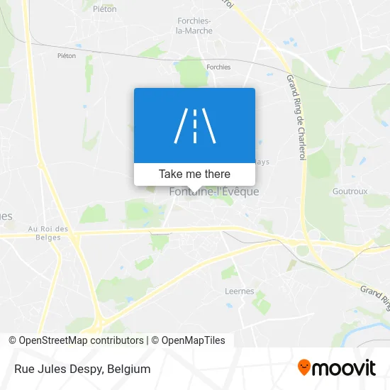 Jules Despy Street map