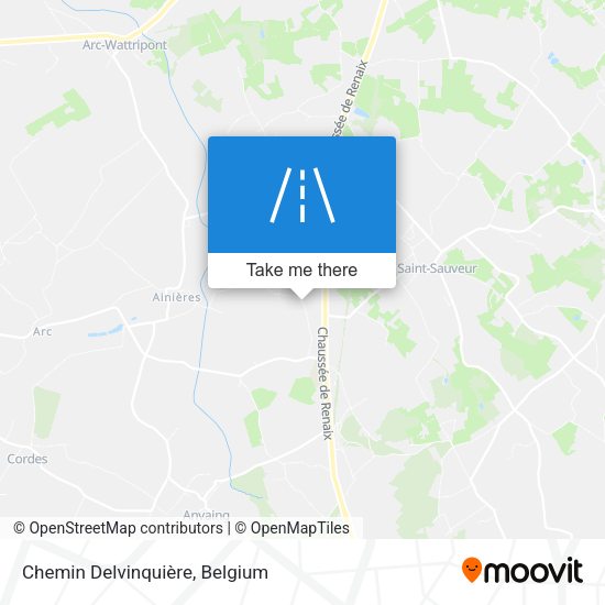 Chemin Delvinquière map