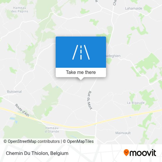 Chemin Du Thiolon map