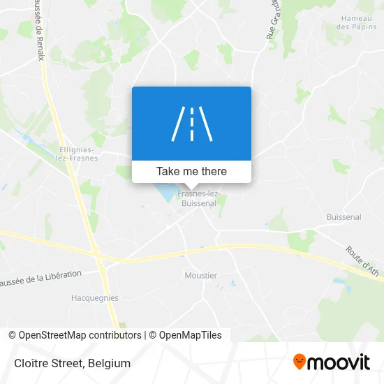 Cloître Street map