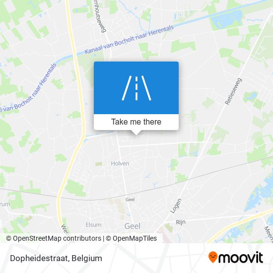 Dopheidestraat map