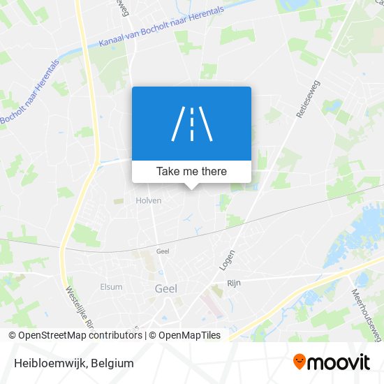 Heibloemwijk map