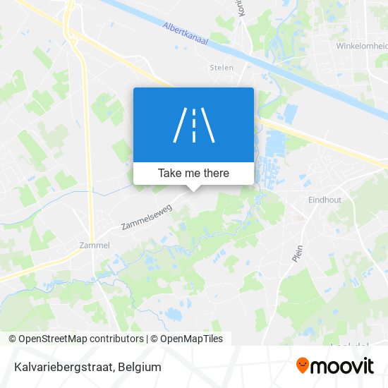 Kalvariebergstraat map