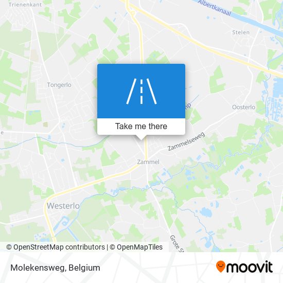 Molekensweg map