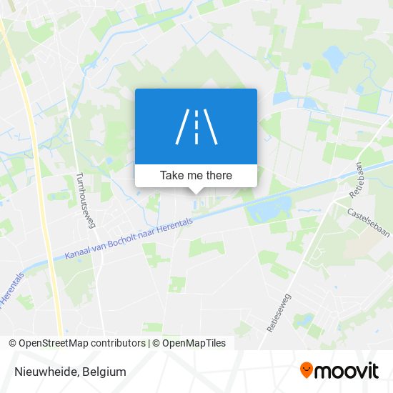 Nieuwheide map