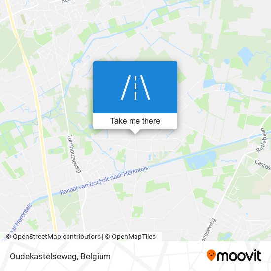 Oudekastelseweg map