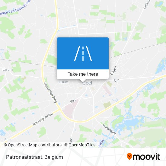 Patronaatstraat map