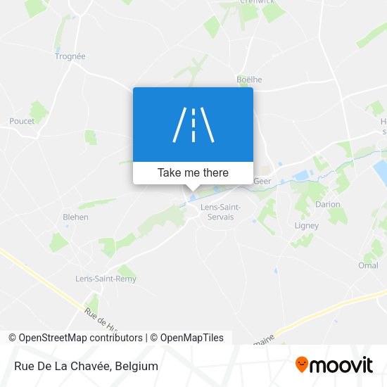 Rue De La Chavée map