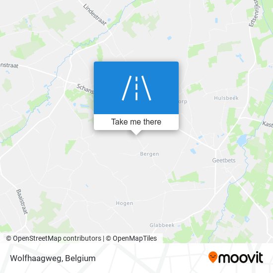 Wolfhaagweg map