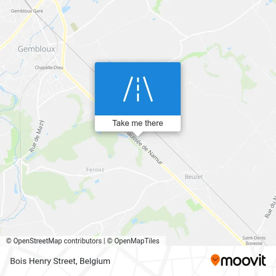 Bois Henry Street map
