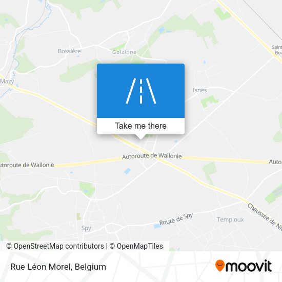 Rue Léon Morel plan