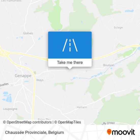Chaussée Provinciale map