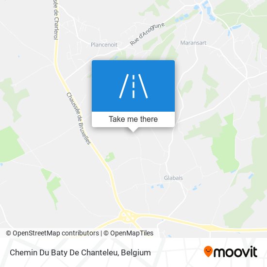 Chemin Du Baty De Chanteleu map