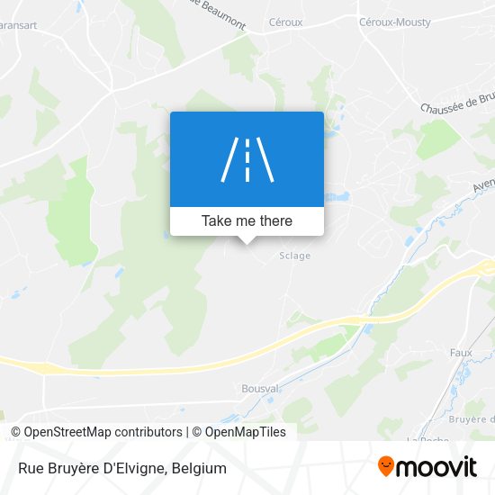Rue Bruyère D'Elvigne plan