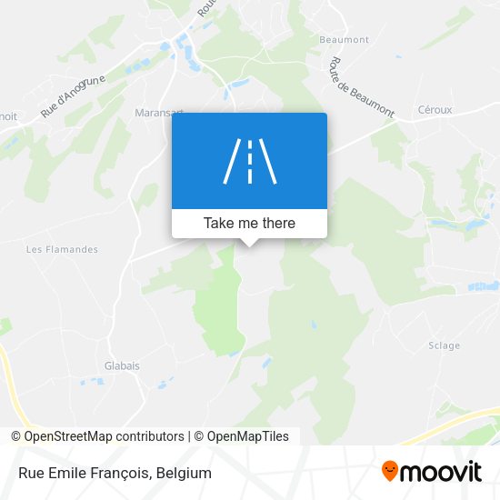 Rue Emile François plan