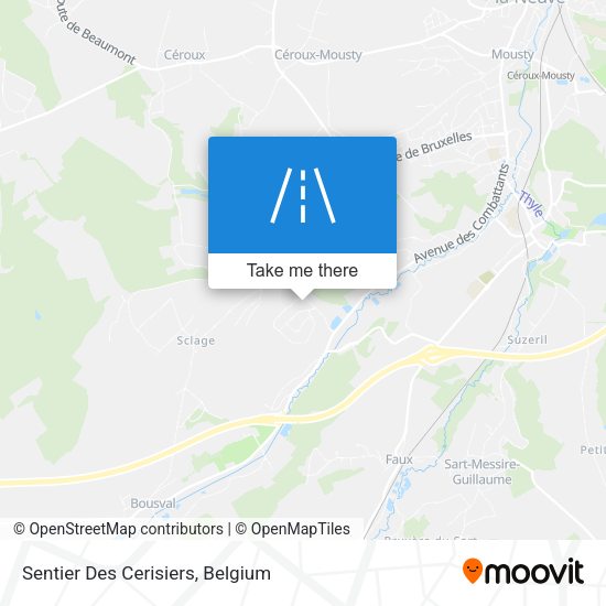 Sentier Des Cerisiers map