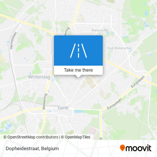 Dopheidestraat map