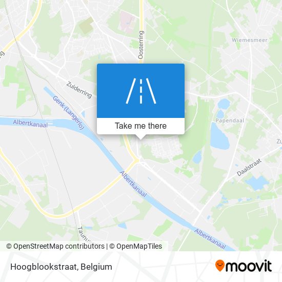 Hoogblookstraat map