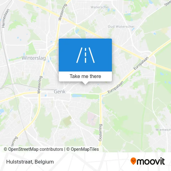 Hulststraat map