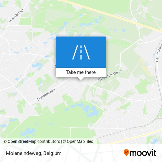 Moleneindeweg map