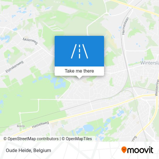 Oude Heide map