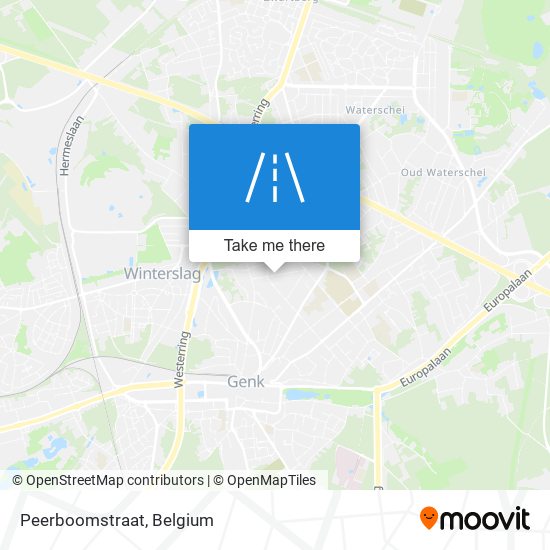 Peerboomstraat map